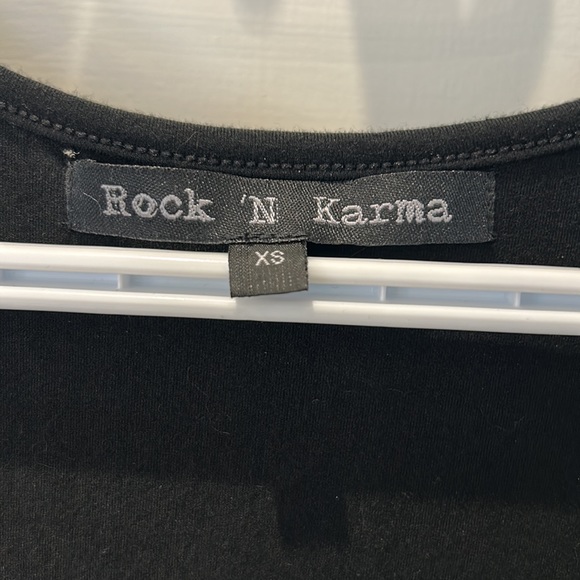 Maxi black dress with sheer panel detailing - Picture 2 of 5